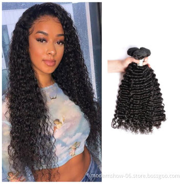 10A Grade Cuticle Aligned Raw Virgin Hair Vendors Human Hair Bundles With Closure